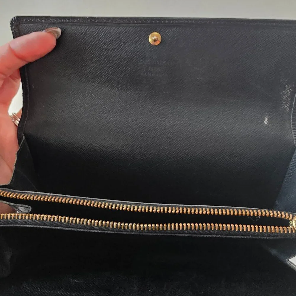 Pre-loved Louis Vuitton Portefeuille Sarah long wallet - Picture 5 of 6